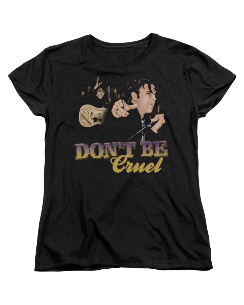 Elvis Presley Women's Shirt | DON'T BE CRUEL Ladies Tee $7.82 Shirts