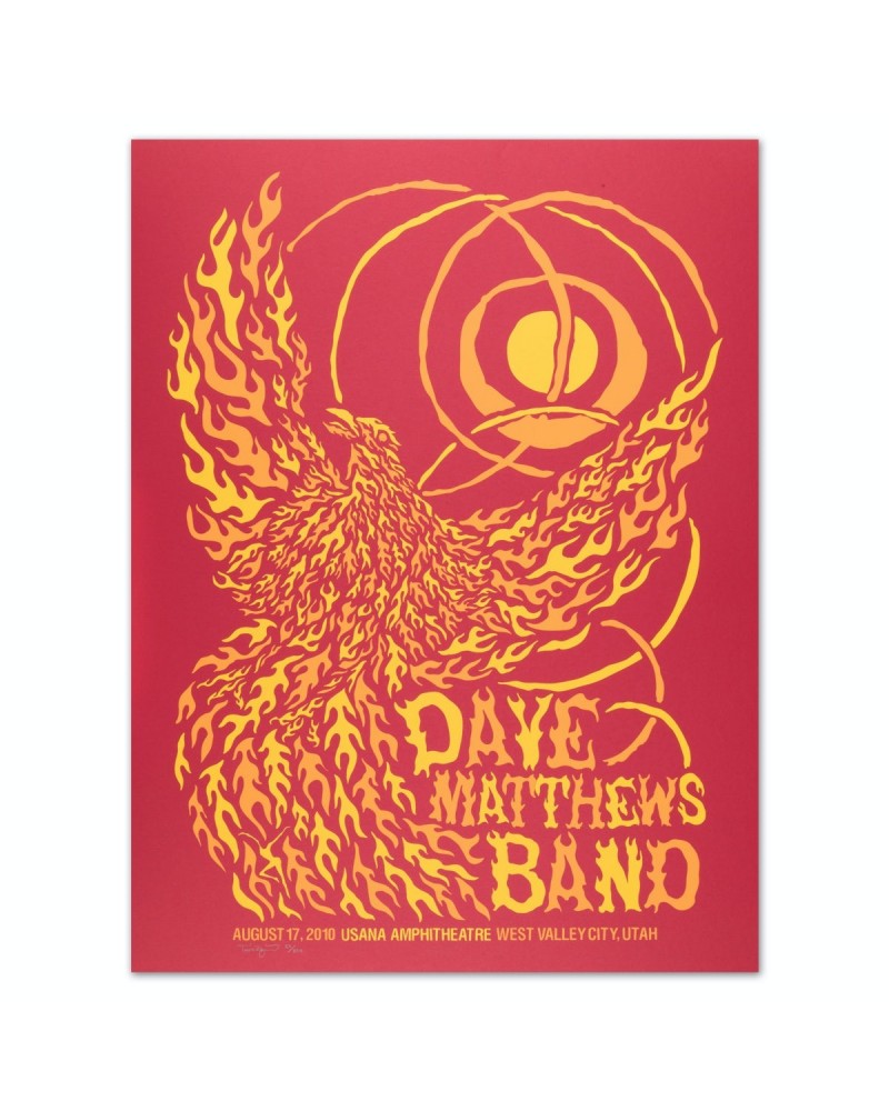 Dave Matthews Band West Valley 8/17/10 Show Poster $21.50 Decor