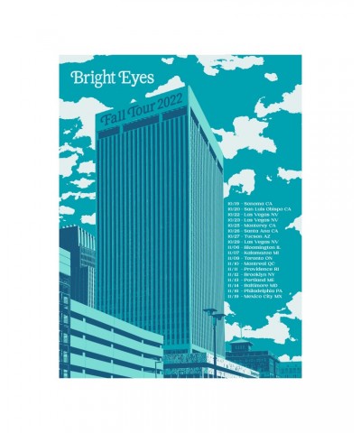 Bright Eyes Fall 2022 Tour Poster $12.30 Decor