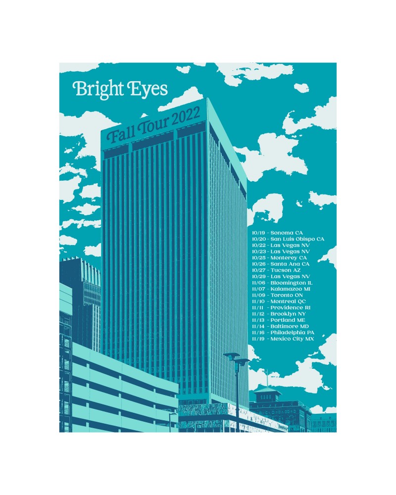 Bright Eyes Fall 2022 Tour Poster $12.30 Decor