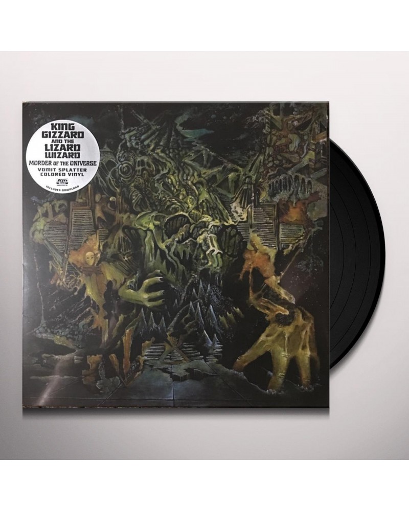 King Gizzard & The Lizard Wizard Murder Of The Universe (Transparent Green/Mustard Splatter LP) Vinyl Record $13.16 Vinyl