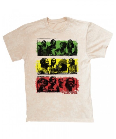 Peter Tosh T-shirt | Reggae Photo Collage Mineral Wash Shirt $12.58 Shirts