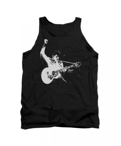 Elvis Presley Tank Top | BLACK&WHITE GUITARMAN Sleeveless Shirt $6.12 Shirts