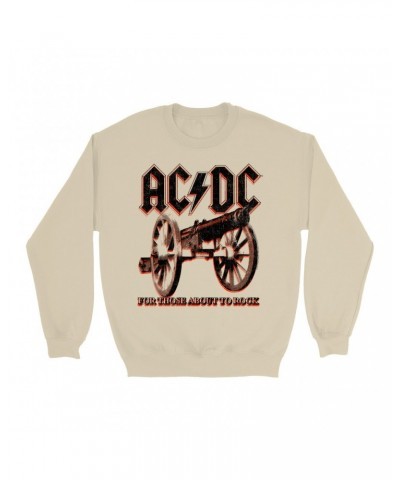 AC/DC Sweatshirt | Neon For Those About To Rock Cannon Sweatshirt $10.49 Sweatshirts