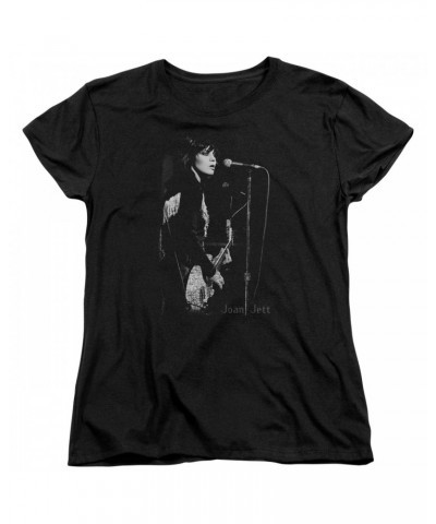 Joan Jett & the Blackhearts Women's Shirt | ON THE MIC Ladies Tee $9.40 Shirts