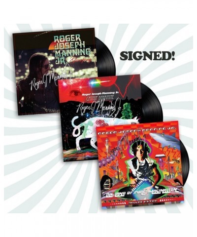 Roger Joseph Manning Jr. Signed Vinyl LP Bundle $46.20 Vinyl