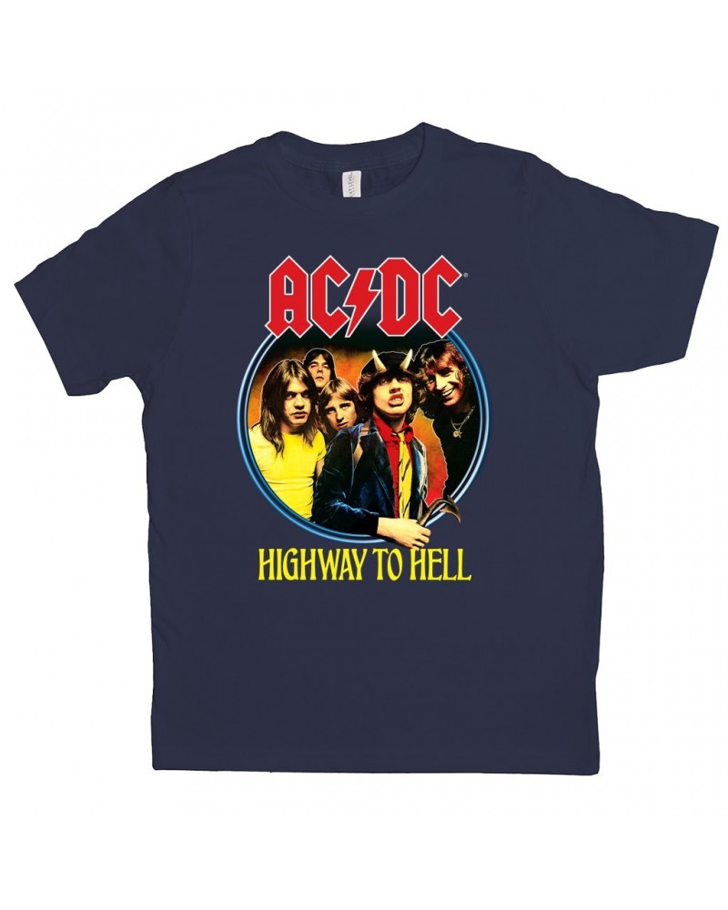 AC/DC Kids T-Shirt | Highway To Hell Group Design Kids Shirt $9.64 Kids