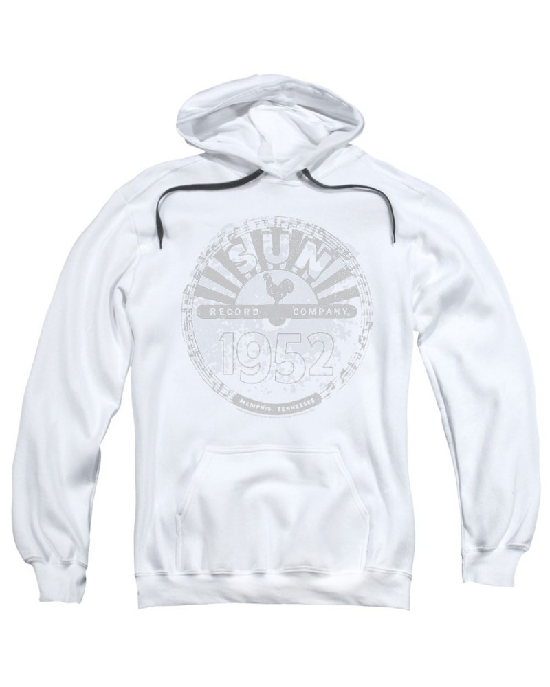 Sun Records Hoodie | CRUSTY LOGO Pull-Over Sweatshirt $10.56 Sweatshirts