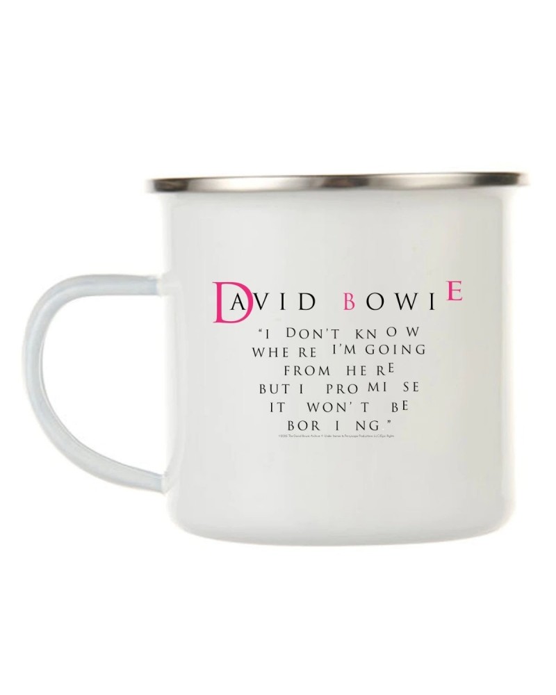 David Bowie I Don't Know Camping Mug $8.00 Drinkware