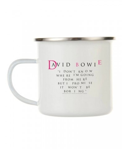 David Bowie I Don't Know Camping Mug $8.00 Drinkware