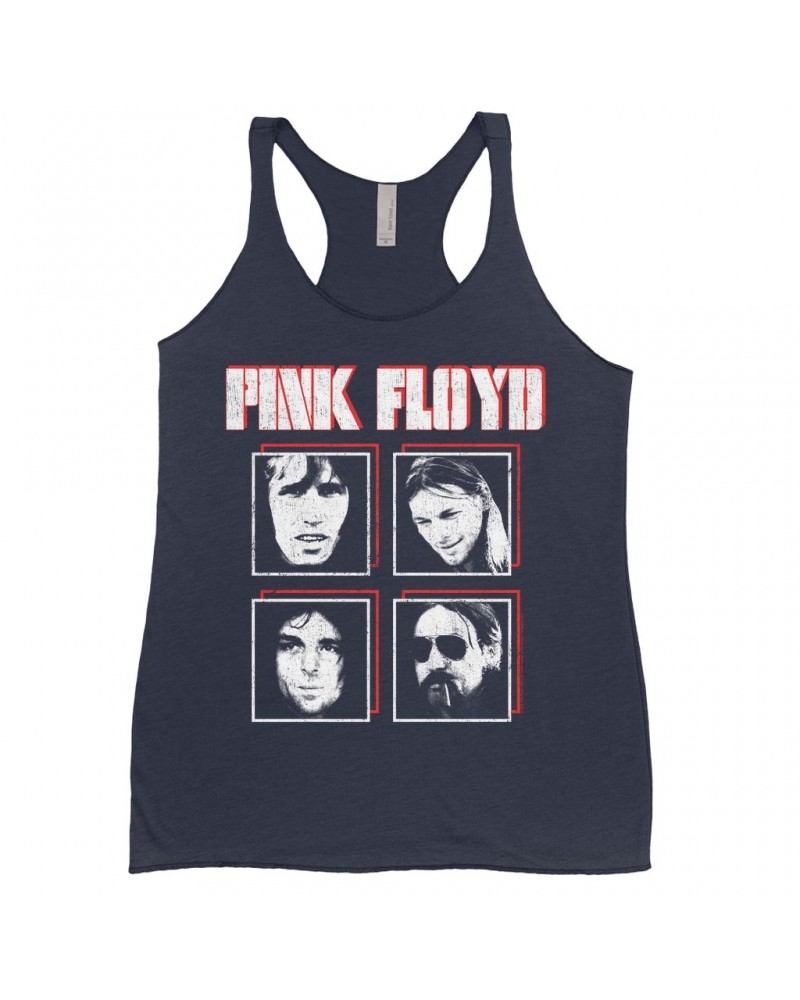 Pink Floyd Ladies' Tank Top | Red Legends Shirt $13.61 Shirts