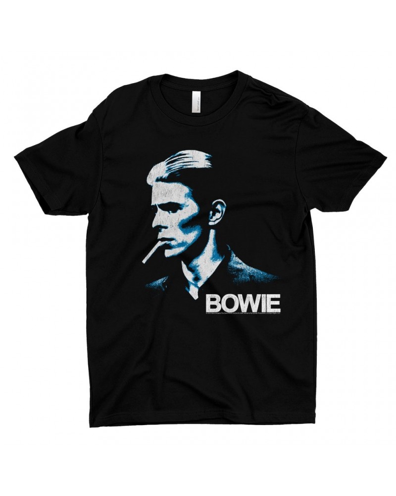 David Bowie T-Shirt | Isolar Shadow Album Image Distressed Shirt $9.98 Shirts