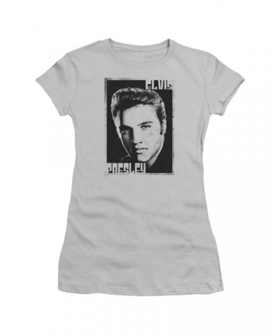 Elvis Presley Juniors Shirt | GRAPHIC PORTRAIT Juniors T Shirt $7.20 Shirts