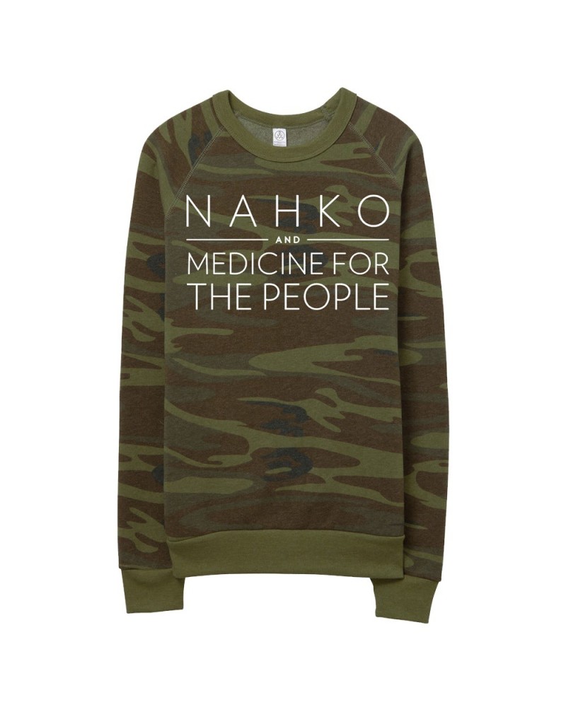 Nahko And Medicine For The People Camo Sweatshirt $23.50 Sweatshirts