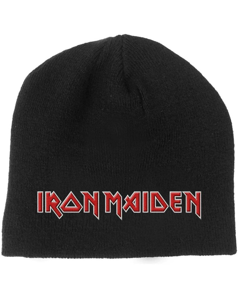 Iron Maiden Beanie Hat - Iron Maiden Logo Black (Húfa) $13.11 Hats