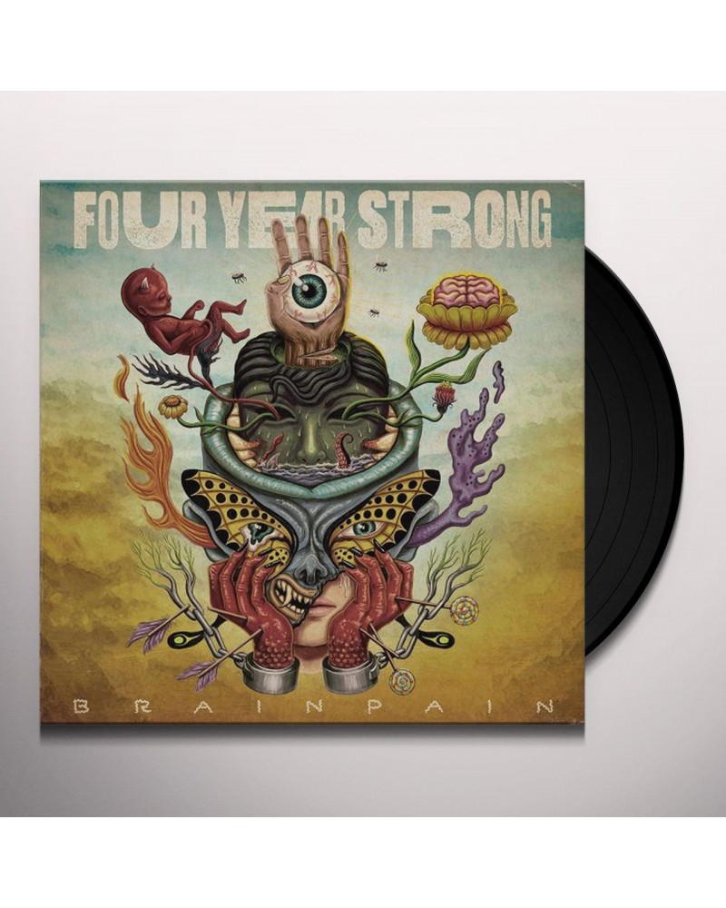 Four Year Strong Brain Pain Vinyl Record $13.68 Vinyl