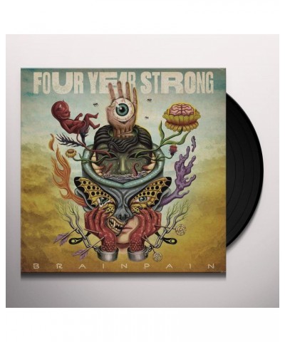 Four Year Strong Brain Pain Vinyl Record $13.68 Vinyl