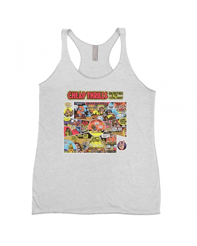 Big Brother & The Holding Company Ladies' Tank Top | Cheap Thrills Album Cover Shirt $13.03 Shirts