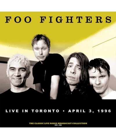 Foo Fighters LP - Live In Toronto April 3 1996 (Splatter Vinyl) $20.91 Vinyl