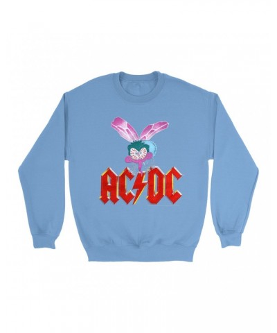 AC/DC Bright Colored Sweatshirt | Fly On The Wall Concert Tour Poster Sweatshirt $10.49 Sweatshirts