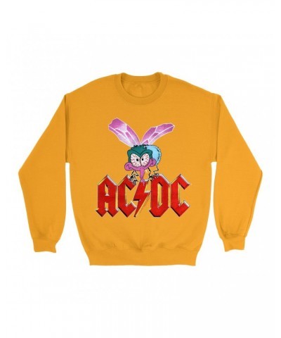 AC/DC Bright Colored Sweatshirt | Fly On The Wall Concert Tour Poster Sweatshirt $10.49 Sweatshirts