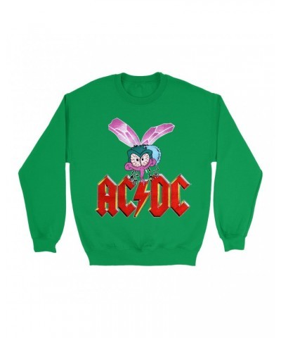 AC/DC Bright Colored Sweatshirt | Fly On The Wall Concert Tour Poster Sweatshirt $10.49 Sweatshirts