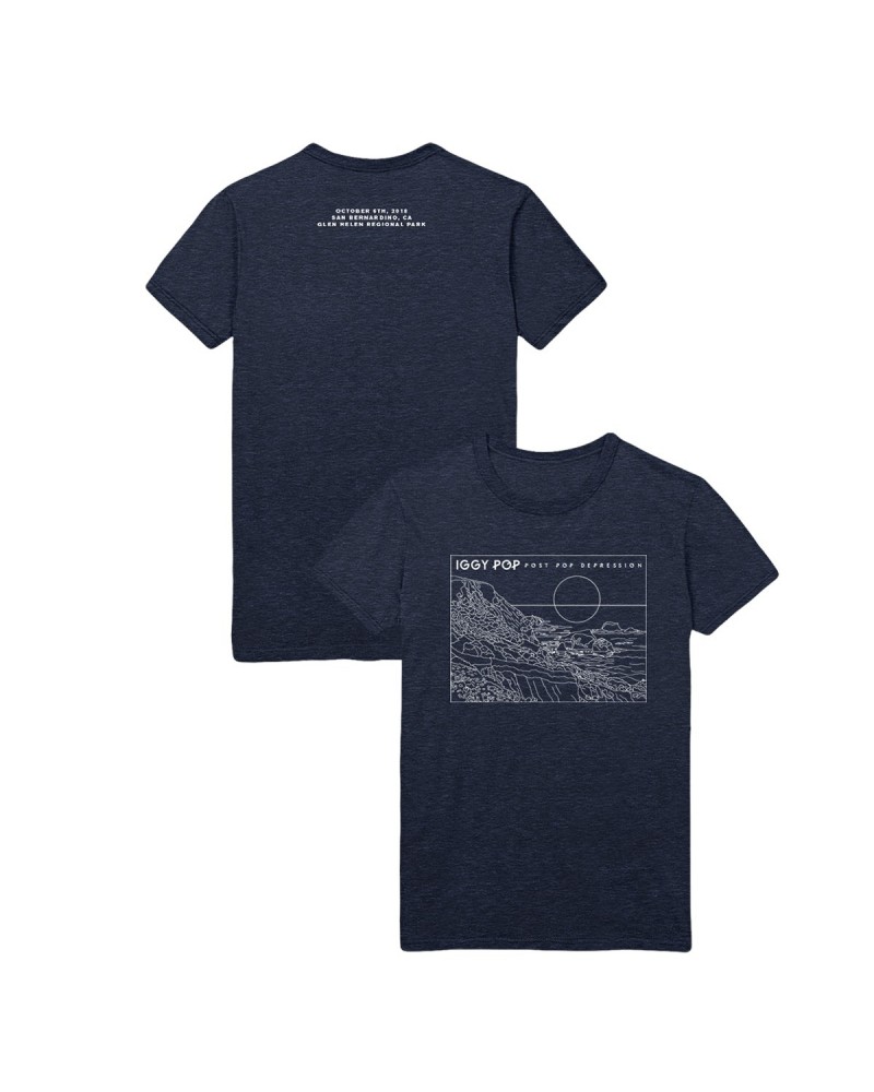 Iggy Pop Shoreline CalJam Event Tee (Heather Navy) $8.20 Shirts