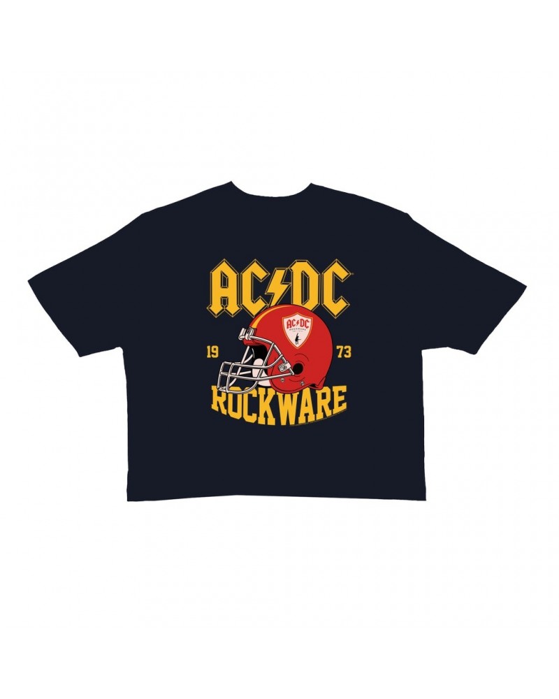 AC/DC Ladies' Crop Tee | Rockware 73 Football Crop T-shirt $12.67 Shirts