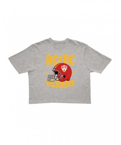 AC/DC Ladies' Crop Tee | Rockware 73 Football Crop T-shirt $12.67 Shirts