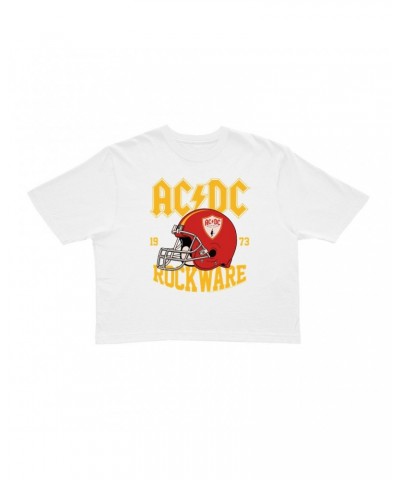 AC/DC Ladies' Crop Tee | Rockware 73 Football Crop T-shirt $12.67 Shirts