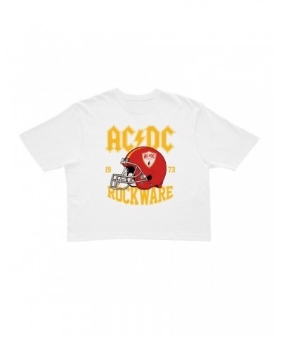 AC/DC Ladies' Crop Tee | Rockware 73 Football Crop T-shirt $12.67 Shirts