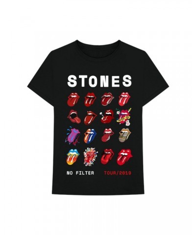 The Rolling Stones Licks Evolution 2019 Black T-Shirt $16.80 Shirts