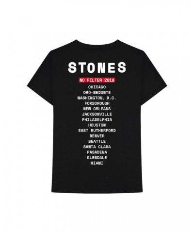 The Rolling Stones Licks Evolution 2019 Black T-Shirt $16.80 Shirts