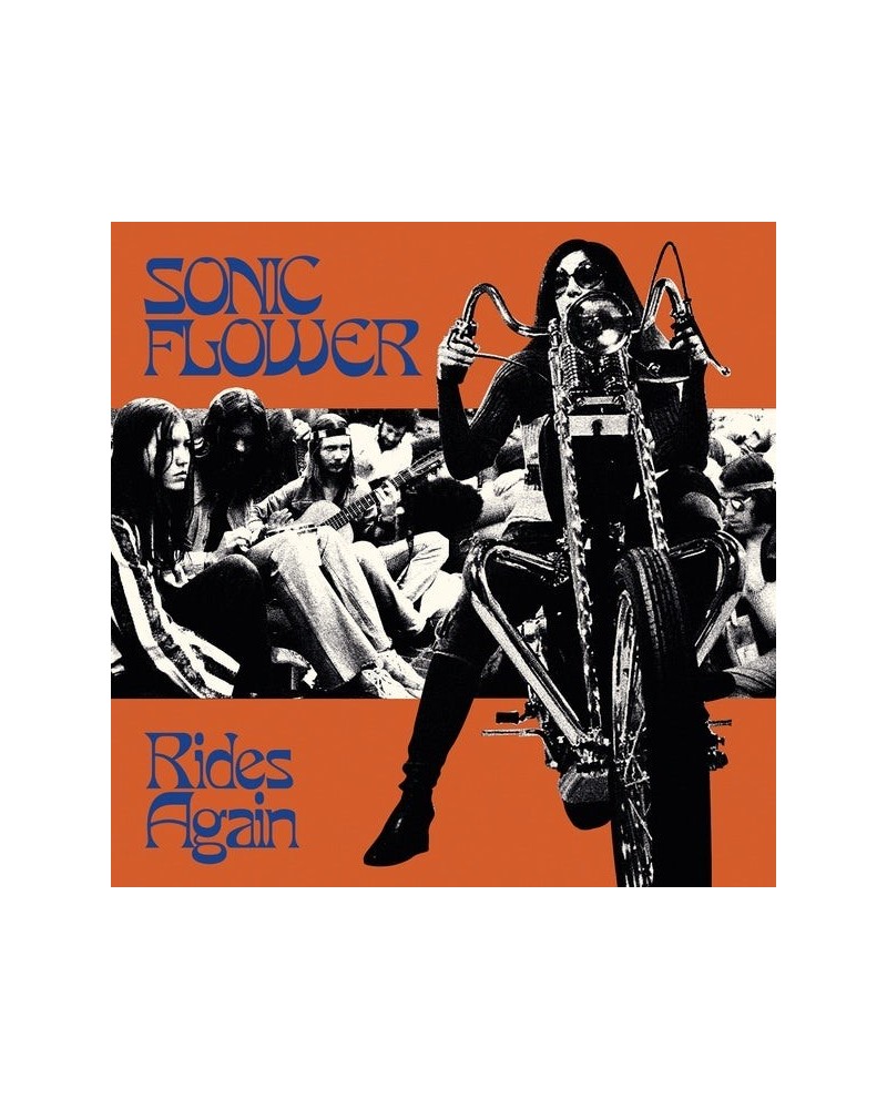 Sonic Flower RIDES AGAIN (ORANGE/BLUE VINYL WITH ALTERNATIVE ORANGE COVER) Vinyl Record $23.04 Vinyl