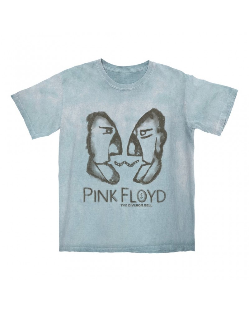 Pink Floyd T-shirt | Bioworld Division Bell Pencil Sketch Color Blast Shirt $11.38 Shirts