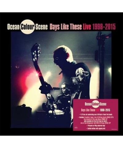 Ocean Colour Scene DAYS LIKE THESE: LIVE 1998-2015 Vinyl Record $36.90 Vinyl